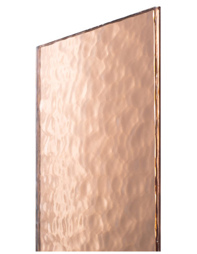 Szkło laminowane hammered copper